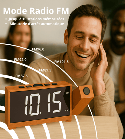 Réveil Radio Projecteurs