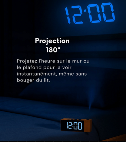 Réveil Radio Projecteurs